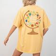 Awesome Teachers T Shirt Teaching Future Leaders Globe For Men Women Women's Comfort Colors T-Shirt Back Print Mustard Awesome Teachers T Shirt Teaching Future Leaders Globe For Men Women Women's Comfort Colors T-Shirt Back Print Mustard