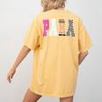 Back To School Teacher Para Preppy Checkered Para Life Women's Comfort Colors T-Shirt Back Print Mustard Back To School Teacher Para Preppy Checkered Para Life Women's Comfort Colors T-Shirt Back Print Mustard