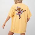 Ballet Dancer Gingerbread Christmas Dance Teacher Girl Women Women's Comfort Colors T-Shirt Back Print Mustard Ballet Dancer Gingerbread Christmas Dance Teacher Girl Women Women's Comfort Colors T-Shirt Back Print Mustard