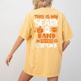 Band Teacher Halloween Shirt Costume School Marching Band For Men Women Women's Comfort Colors T-Shirt Back Print Mustard Band Teacher Halloween Shirt Costume School Marching Band For Men Women Women's Comfort Colors T-Shirt Back Print Mustard