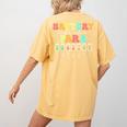 Battery Life Of A Para SPED Parapro Teacher Squad Women's Comfort Colors T-Shirt Back Print Mustard