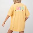 Behavior Squad Therapy Therapists Teachers Behavior Team Women's Comfort Colors T-Shirt Back Print Mustard Behavior Squad Therapy Therapists Teachers Behavior Team Women's Comfort Colors T-Shirt Back Print Mustard