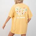 Believe In Yourself YOU MATTER Teachers Big Heart Women's Comfort Colors T-Shirt Back Print Mustard Believe In Yourself YOU MATTER Teachers Big Heart Women's Comfort Colors T-Shirt Back Print Mustard