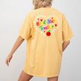 Best Head Start Teacher Early Head Start Teachers Women's Comfort Colors T-Shirt Back Print Mustard