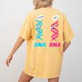 Biology Teacher DNA RNA Student Science Biologist Men Women Women's Comfort Colors T-Shirt Back Print Mustard Biology Teacher DNA RNA Student Science Biologist Men Women Women's Comfort Colors T-Shirt Back Print Mustard