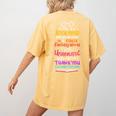 Books Reading English Teacher Student For Men Women Kids Women's Comfort Colors T-Shirt Back Print Mustard