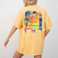 Broken Crayons Still Color Cat Teacher Women's Comfort Colors T-Shirt Back Print Mustard Broken Crayons Still Color Cat Teacher Women's Comfort Colors T-Shirt Back Print Mustard