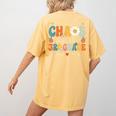 Some Call It Chaos We Call It 3rd Grade Third Grade Teachers Men Women Kids Women's Comfort Colors T-Shirt Back Print Mustard Some Call It Chaos We Call It 3rd Grade Third Grade Teachers Men Women Kids Women's Comfort Colors T-Shirt Back Print Mustard
