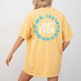 I Can't Even Math Science Teacher Mathematics Numbers Pun Women's Comfort Colors T-Shirt Back Print Mustard