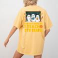 You Can't Scare Me I Teach 5th Grade Teacher Halloween Women's Comfort Colors T-Shirt Back Print Mustard You Can't Scare Me I Teach 5th Grade Teacher Halloween Women's Comfort Colors T-Shirt Back Print Mustard
