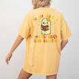 You Can't Scare Me I Teach Kindergarten Halloween Teacher Women's Comfort Colors T-Shirt Back Print Mustard You Can't Scare Me I Teach Kindergarten Halloween Teacher Women's Comfort Colors T-Shirt Back Print Mustard