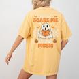 You Can't Scare Me I Teach Music Retro Teacher Halloween Women's Comfort Colors T-Shirt Back Print Mustard You Can't Scare Me I Teach Music Retro Teacher Halloween Women's Comfort Colors T-Shirt Back Print Mustard