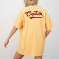 Captain Chaos Shirt For Parent Teacher Or Crazy Child Women's Comfort Colors T-Shirt Back Print Mustard Captain Chaos Shirt For Parent Teacher Or Crazy Child Women's Comfort Colors T-Shirt Back Print Mustard