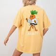 Carrate Karate Carrot Student Teacher Trainee Trainor Women's Comfort Colors T-Shirt Back Print Mustard Carrate Karate Carrot Student Teacher Trainee Trainor Women's Comfort Colors T-Shirt Back Print Mustard