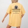 Cat Exhausted Teacher Exhausterwhelmulated Definition Women's Comfort Colors T-Shirt Back Print Mustard Cat Exhausted Teacher Exhausterwhelmulated Definition Women's Comfort Colors T-Shirt Back Print Mustard