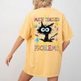 Cat Kitty I'm A Math Teacher Of Course I Have Problems Women's Comfort Colors T-Shirt Back Print Mustard Cat Kitty I'm A Math Teacher Of Course I Have Problems Women's Comfort Colors T-Shirt Back Print Mustard