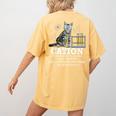 Cation Chemistry Humor Science Teacher Cat Pun Women's Comfort Colors T-Shirt Back Print Mustard Cation Chemistry Humor Science Teacher Cat Pun Women's Comfort Colors T-Shirt Back Print Mustard