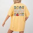Childcare Is My Jam Child Care Teacher School Psychologist Women's Comfort Colors T-Shirt Back Print Mustard Childcare Is My Jam Child Care Teacher School Psychologist Women's Comfort Colors T-Shirt Back Print Mustard