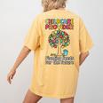 Childcare Provider Job Daycare Provider Daycare Teacher Women's Comfort Colors T-Shirt Back Print Mustard