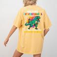 Childcare Providersaurus Daycare Teachers Women's Comfort Colors T-Shirt Back Print Mustard Childcare Providersaurus Daycare Teachers Women's Comfort Colors T-Shirt Back Print Mustard