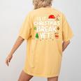 Is It Christmas Break Yet Xmas Holiday Teacher Women Women's Comfort Colors T-Shirt Back Print Mustard Is It Christmas Break Yet Xmas Holiday Teacher Women Women's Comfort Colors T-Shirt Back Print Mustard
