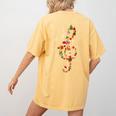 Christmas Musical Note Music Lover Teacher Sing Carols Jesus Women's Comfort Colors T-Shirt Back Print Mustard Christmas Musical Note Music Lover Teacher Sing Carols Jesus Women's Comfort Colors T-Shirt Back Print Mustard