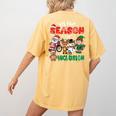 Christmas Sped Teacher Tis The Season For Inclusion Women Women's Comfort Colors T-Shirt Back Print Mustard Christmas Sped Teacher Tis The Season For Inclusion Women Women's Comfort Colors T-Shirt Back Print Mustard