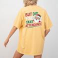 Christmas Teacher Surprise Did You Take Attendance Women's Comfort Colors T-Shirt Back Print Mustard Christmas Teacher Surprise Did You Take Attendance Women's Comfort Colors T-Shirt Back Print Mustard