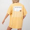 Composition Notebook Costume Adult Halloween For Teacher Women's Comfort Colors T-Shirt Back Print Mustard Composition Notebook Costume Adult Halloween For Teacher Women's Comfort Colors T-Shirt Back Print Mustard