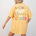 Cool Specials Teacher Specials Team Specials Squad Women's Comfort Colors T-Shirt Back Print Mustard Cool Specials Teacher Specials Team Specials Squad Women's Comfort Colors T-Shirt Back Print Mustard