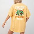Creepin It Real Monster School 3rd Grade Teacher Halloween Women's Comfort Colors T-Shirt Back Print Mustard Creepin It Real Monster School 3rd Grade Teacher Halloween Women's Comfort Colors T-Shirt Back Print Mustard