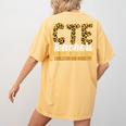 CTE Teacher Middle School High School Teach Career Men Women Women's Comfort Colors T-Shirt Back Print Mustard CTE Teacher Middle School High School Teach Career Men Women Women's Comfort Colors T-Shirt Back Print Mustard