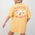 Cute Ghost Book Read More Books Teachers Halloween Women's Comfort Colors T-Shirt Back Print Mustard Cute Ghost Book Read More Books Teachers Halloween Women's Comfort Colors T-Shirt Back Print Mustard