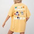 Cute Teacher My Students Are Out-Of This World Space Women's Comfort Colors T-Shirt Back Print Mustard Cute Teacher My Students Are Out-Of This World Space Women's Comfort Colors T-Shirt Back Print Mustard