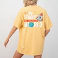 Cute Teacher My Students Are Out Of This World Space Men Women Kids Women's Comfort Colors T-Shirt Back Print Mustard Cute Teacher My Students Are Out Of This World Space Men Women Kids Women's Comfort Colors T-Shirt Back Print Mustard