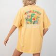 Dinosaurs Teachersaurus Like A Normal Teacher More Awesome Women's Comfort Colors T-Shirt Back Print Mustard Dinosaurs Teachersaurus Like A Normal Teacher More Awesome Women's Comfort Colors T-Shirt Back Print Mustard