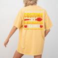 I Don't Need A Costume I'm A Kindergarten Teacher Halloween Women's Comfort Colors T-Shirt Back Print Mustard I Don't Need A Costume I'm A Kindergarten Teacher Halloween Women's Comfort Colors T-Shirt Back Print Mustard
