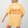I Don’t Need a Costume Middle School Math Teacher Halloween Women's Comfort Colors T-Shirt Back Print Mustard I Don’t Need a Costume Middle School Math Teacher Halloween Women's Comfort Colors T-Shirt Back Print Mustard