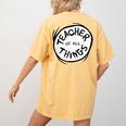 Dr Seuss Teacher Of All Things Red Emblem Women's Comfort Colors T-Shirt Back Print Mustard Dr Seuss Teacher Of All Things Red Emblem Women's Comfort Colors T-Shirt Back Print Mustard