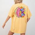 Dyslexia Different Perspective Reading Brain Floral Teacher Women's Comfort Colors T-Shirt Back Print Mustard Dyslexia Different Perspective Reading Brain Floral Teacher Women's Comfort Colors T-Shirt Back Print Mustard