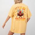 Eat Kids Punctuation Saves Lives Thanksgiving Turkey Teacher Women's Comfort Colors T-Shirt Back Print Mustard Eat Kids Punctuation Saves Lives Thanksgiving Turkey Teacher Women's Comfort Colors T-Shirt Back Print Mustard