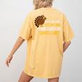 Lets Eat Kids Punctuation Turkey Thanksgiving Teacher Women's Comfort Colors T-Shirt Back Print Mustard Lets Eat Kids Punctuation Turkey Thanksgiving Teacher Women's Comfort Colors T-Shirt Back Print Mustard