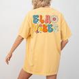 English Teacher Ela Vibes Teacher Kids First Day Of School Women's Comfort Colors T-Shirt Back Print Mustard