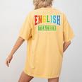 English Teacher Men Women Grammar Class English Teacher Women's Comfort Colors T-Shirt Back Print Mustard English Teacher Men Women Grammar Class English Teacher Women's Comfort Colors T-Shirt Back Print Mustard
