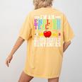 Im English Teacher You Have To Write In Complete Sentences Women's Comfort Colors T-Shirt Back Print Mustard Im English Teacher You Have To Write In Complete Sentences Women's Comfort Colors T-Shirt Back Print Mustard