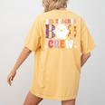 ESL Teacher Boo Crew Halloween Costume Women's Comfort Colors T-Shirt Back Print Mustard