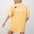 FA LA8 Christmas Santa Fa La Math Teacher Student Women's Comfort Colors T-Shirt Back Print Mustard FA LA8 Christmas Santa Fa La Math Teacher Student Women's Comfort Colors T-Shirt Back Print Mustard