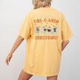 Are You Fall-O-Ween Directions Halloween TeacherGhost Book Women's Comfort Colors T-Shirt Back Print Mustard Are You Fall-O-Ween Directions Halloween TeacherGhost Book Women's Comfort Colors T-Shirt Back Print Mustard