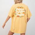 Fall Special Education Teacher Pumpkin Autumn Halloween Women's Comfort Colors T-Shirt Back Print Mustard Fall Special Education Teacher Pumpkin Autumn Halloween Women's Comfort Colors T-Shirt Back Print Mustard