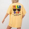 Field Day 2025 Let The Games Begin Kids Boys Girls Teachers Women's Comfort Colors T-Shirt Back Print Mustard